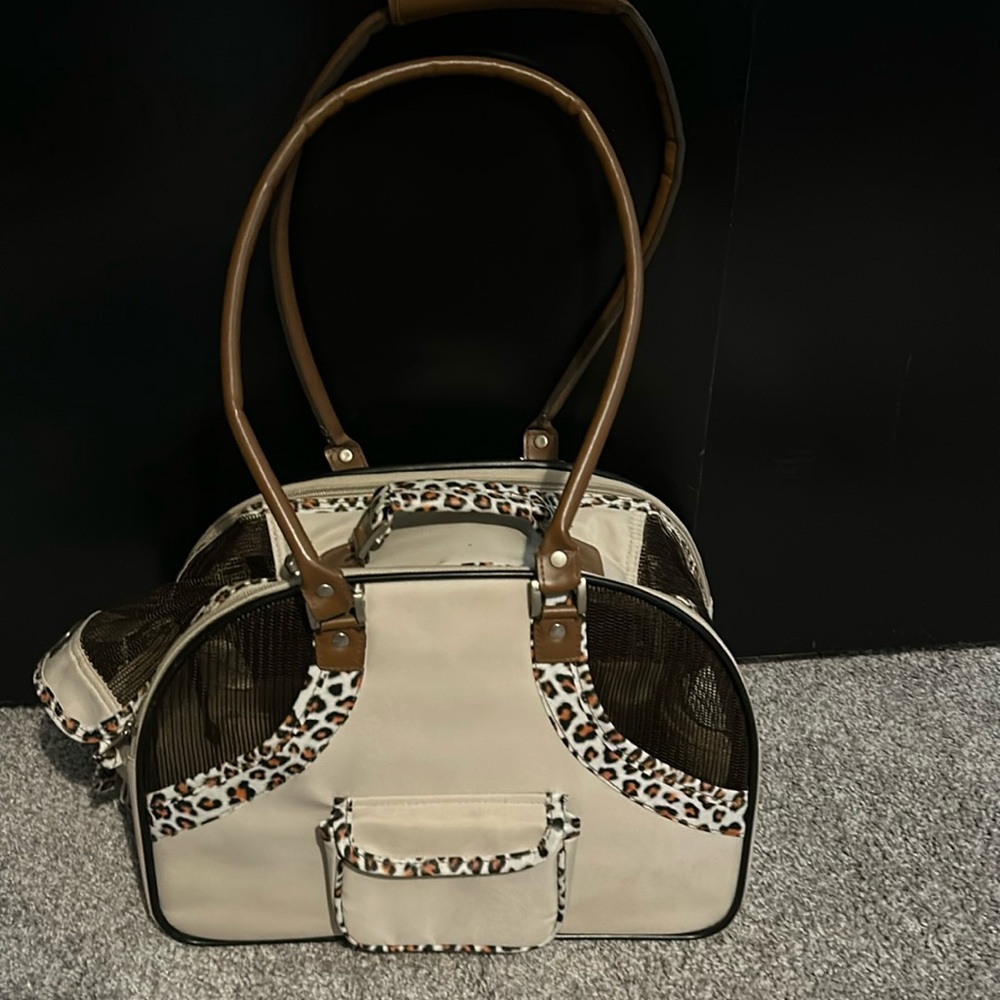 Leopard animal tote